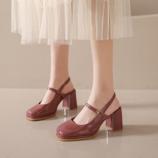 Andrea's™ | Design-Sandalen mit hoher Absatz und französischer Zehenkappe