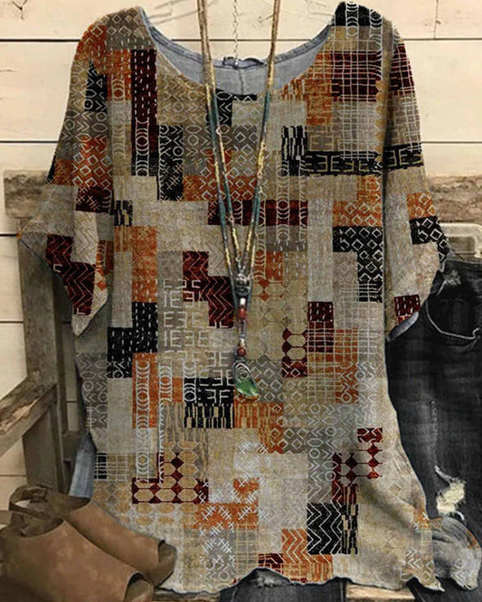 Andrea's™ | Kurzarm-t-shirt mit aufdruck