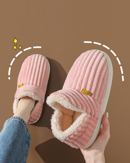 Andrea's™ | Warme, einfarbige, flache schuhe für zu hause