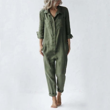 Andrea's™ | Jumpsuit mit Knöpfen