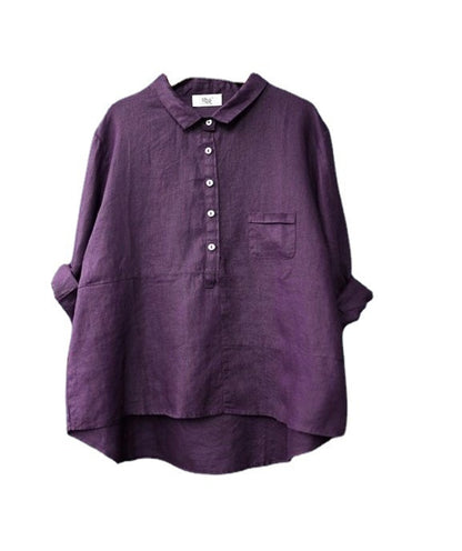 Andrea's™ | Langärmliges Shirt in Unifarbe