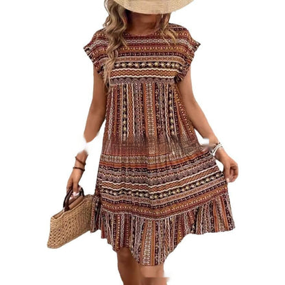 Boho-Patchwork-Sommerkleid von Andrea Serena