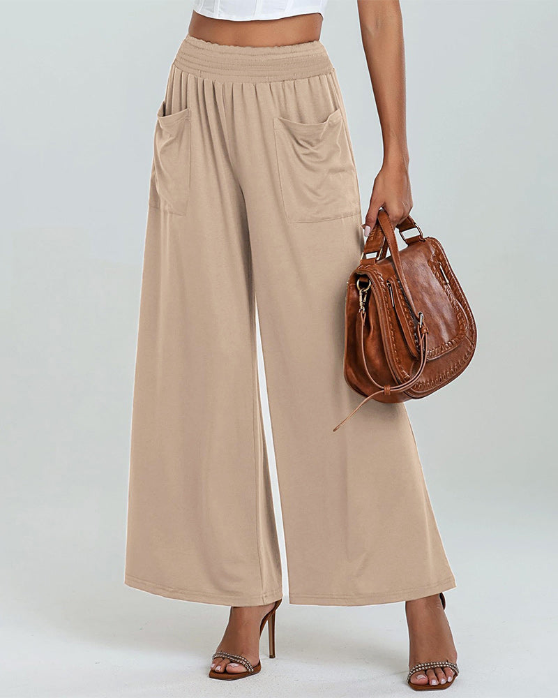 Andrea's™ | Hose Tasche Elastischer Bund Bootcut