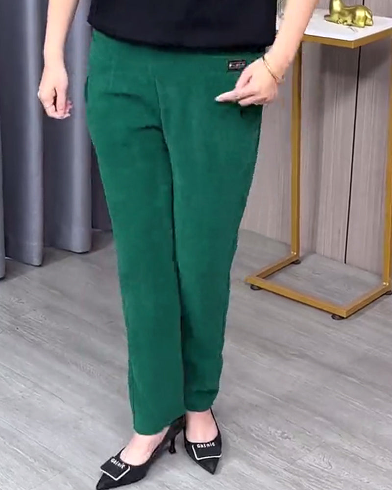 Andrea's™ | Einfarbige Stretch-Skinnyhosen