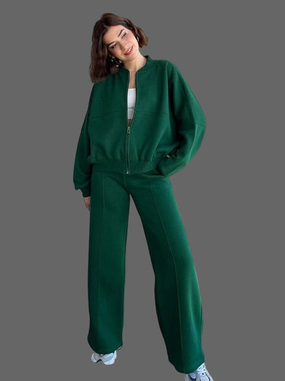 Andrea's™ | Zweiteiliges Lounge-Set mit weiter Hose