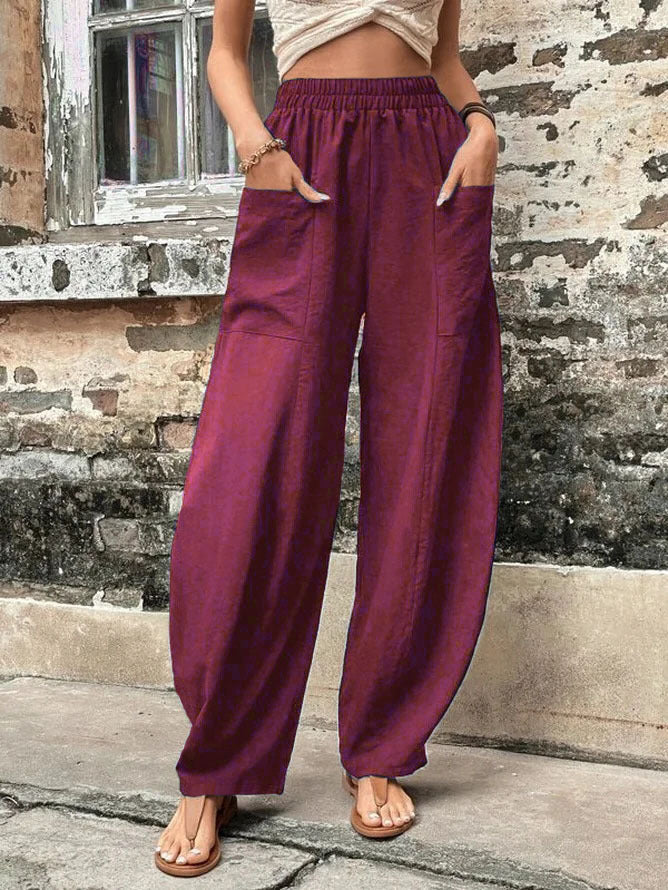 Andrea Serena Haremshose mit bequemer Passform und Taschen