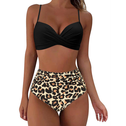 Andrea's™ | Zweiteiliger Push-up-Bikini mit High-Waist-Hose