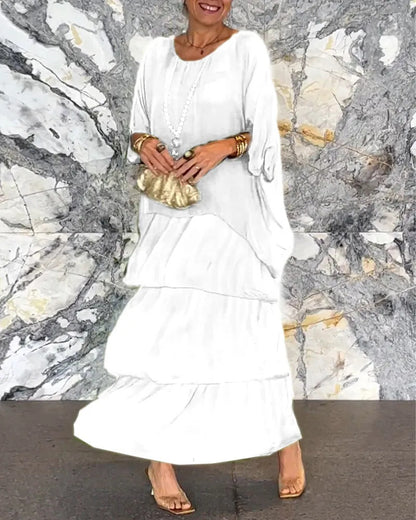 Andrea's™ | Bequemes Lagen-Maxikleid