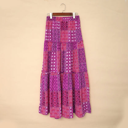 Maxirock von Andrea Serena mit Boho-Print