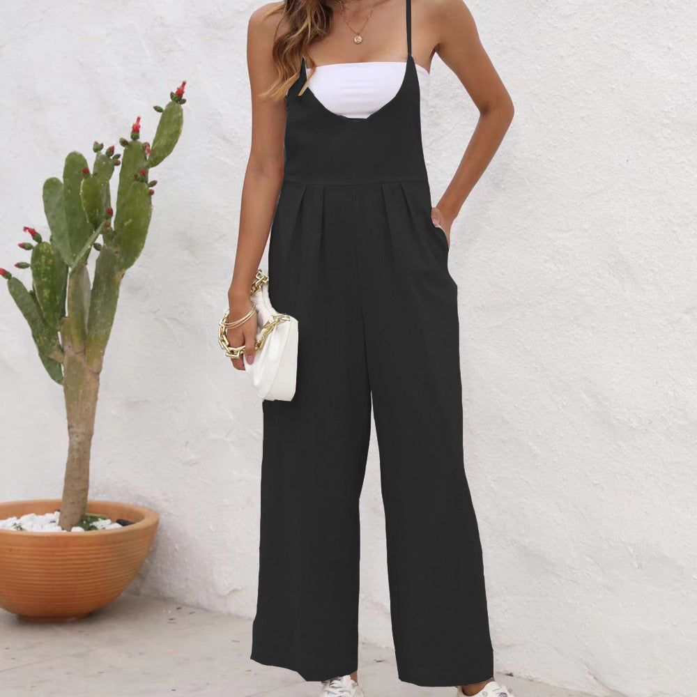 Schicker Jumpsuit aus Leinenmischung von Andrea Serena
