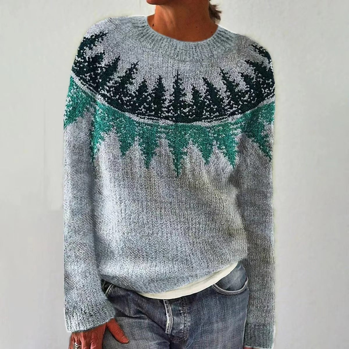 Andrea’s™ | Pullover mit Winterstrickmuster