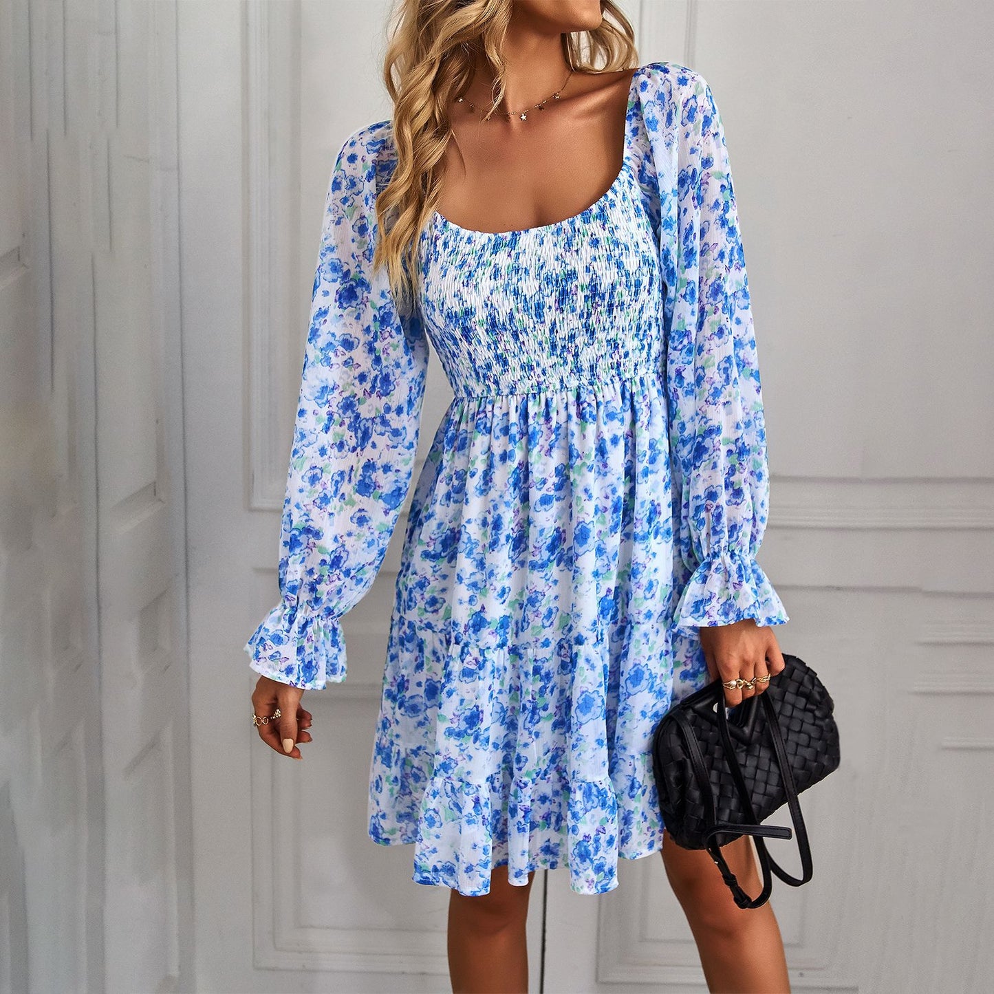 Boho-Kleid mit Blumenmuster von Andrea Serena