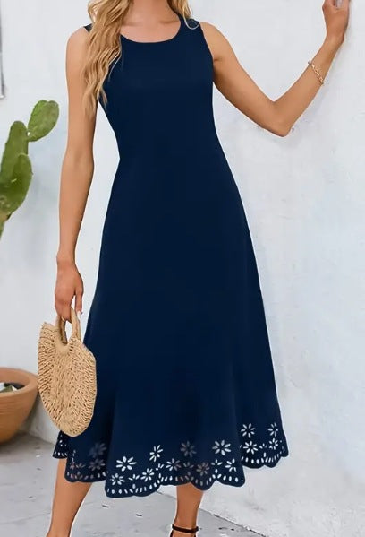 Ärmelloses A-Linien-Midikleid von Andrea Serena