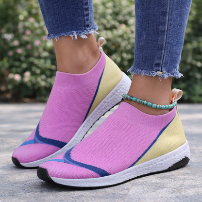 Colorblock Mesh Sneakers von Andrea Serena