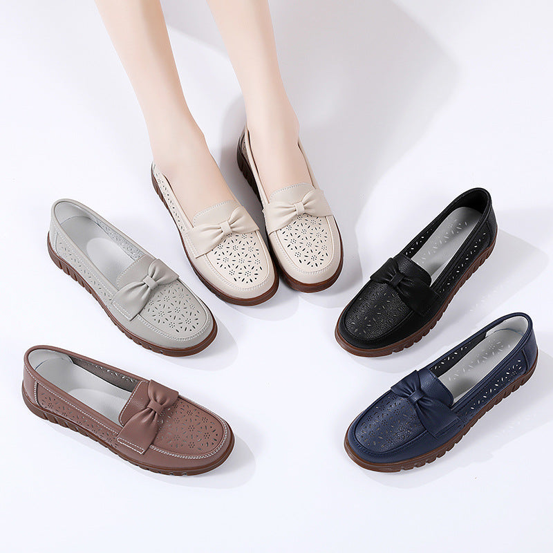 Elegante und bequeme Andrea Serena Slipper aus Leder
