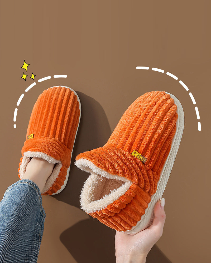 Andrea's™ | Warme, einfarbige, flache schuhe für zu hause