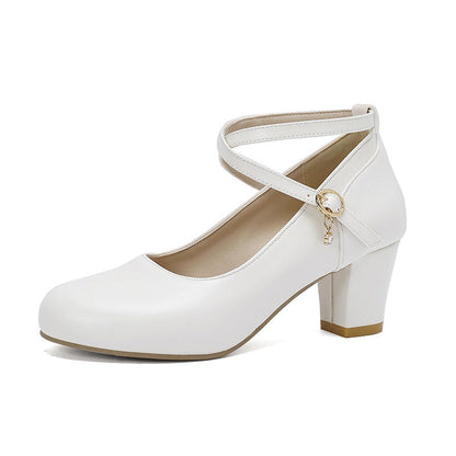 Elegante Mary Janes mit Blockabsatz von Andrea Serena