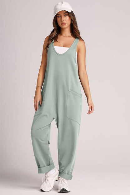 Pinterest-inspirierter Andrea Serena Jumpsuit mit Taschen