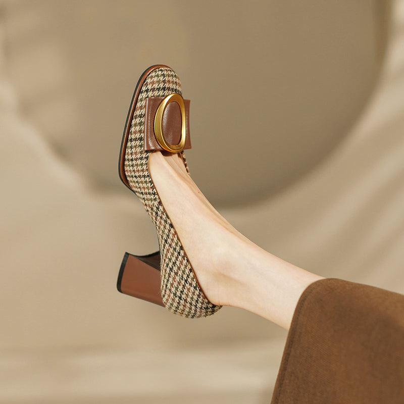Elegante Metal Heels mit Schleife von Andrea Serena