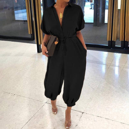 Andrea's™ | Retro-Jumpsuit mit Knopfleiste
