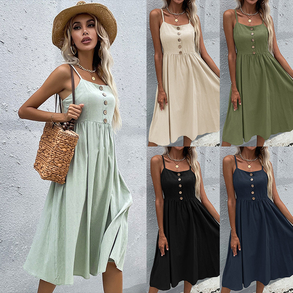 Chic Midi Sundress Andrea Serena Summer Collection