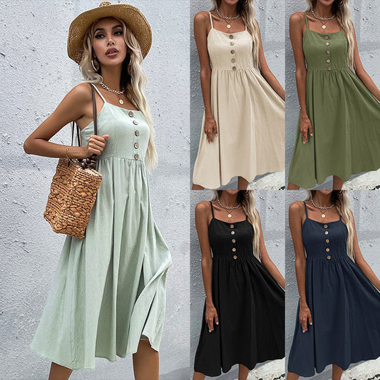 Chic Midi Sundress Andrea Serena Summer Collection