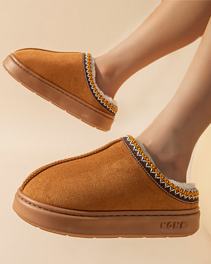 Andrea's™ | Rutschfeste, leichte, warme baumwollhausschuhe