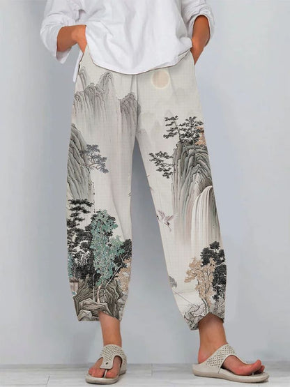 Artful Linen Andrea Serena 3D-Musterhose