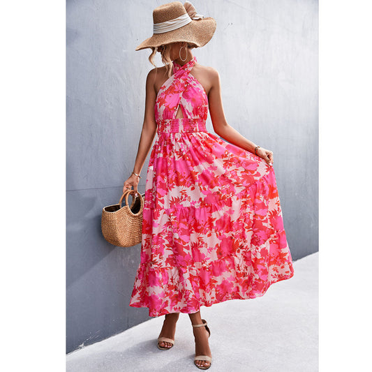Chic Halter Backless Dress by Andrea Serena