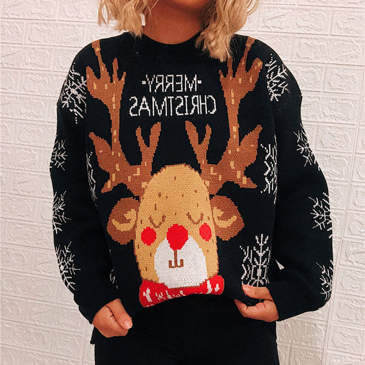 Andrea’s™ | Frohe Weihnachten Rentier-Pullover