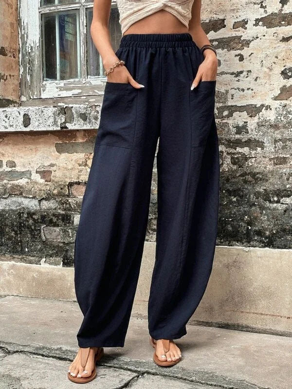 Andrea Serena Haremshose mit bequemer Passform und Taschen