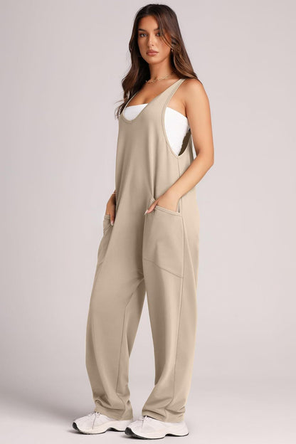 Pinterest-inspirierter Andrea Serena Jumpsuit mit Taschen