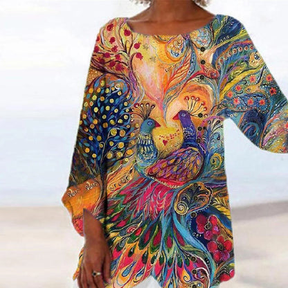 Andrea's™ | Damen Langarmshirt mit Aufdruck