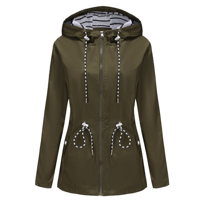 Andrea's™ | Damen Leichte Windjacke mit Kapuze