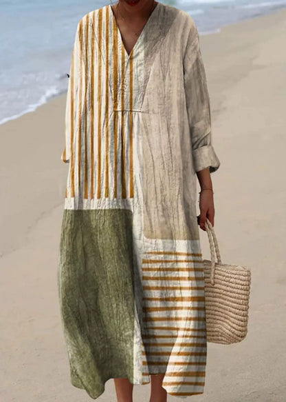 Andrea's™ | Sommerkleid aus Baumwolle mit V-Ausschnitt