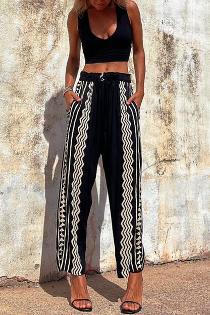 Andrea Serena Haremshose mit Boho-Print