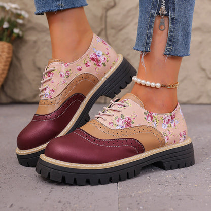 Elegante, florale Andrea Serena Freizeitschuhe in Übergrößen