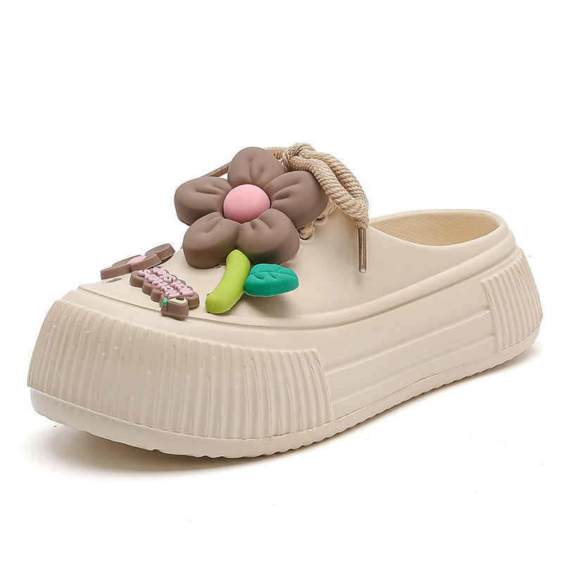 Andrea's™ | Damen Atmungsaktive Hausschuhe mit Blumenverzierung