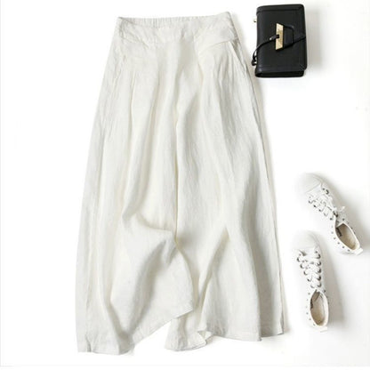 Andrea's™ | Weit geschnittene Leinenhose