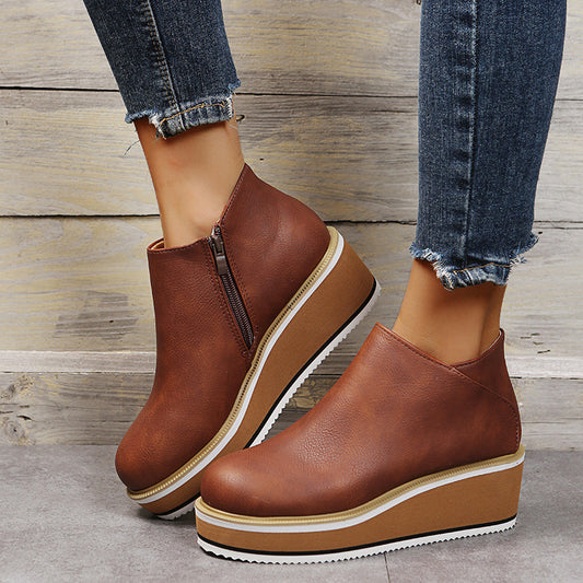 Andrea's™ | Stiefeletten mit Blockabsatz