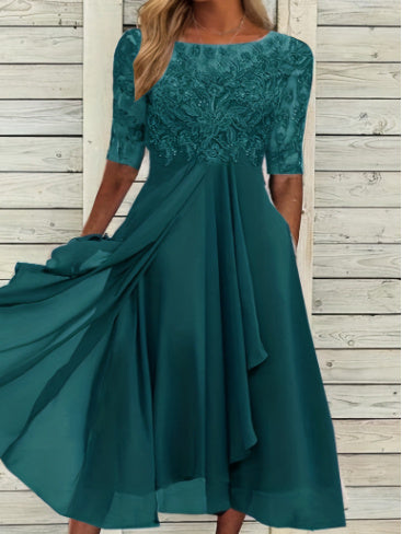 Andrea's™ | Chiffonspitzenkleid