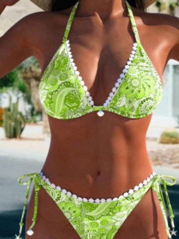 Bikini mit lebendigem Print von Andrea Serena