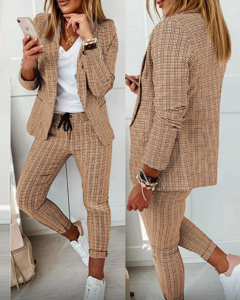 Andrea's™ | Lässiges Damen-Hosenanzug-Set mit geradem Schnitt