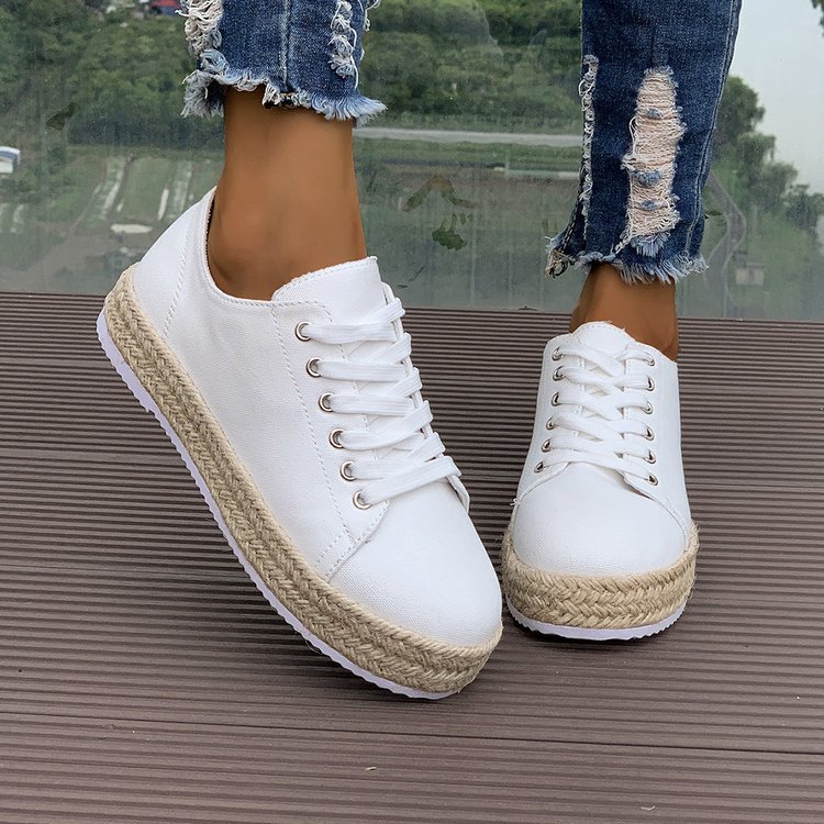 Elegante Plateau-Sneaker, Andrea Serena Damen-Ballerinas