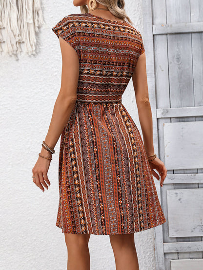 Boho-Kleid im A-Linien-Stil von Andrea Serena – Sommerstil