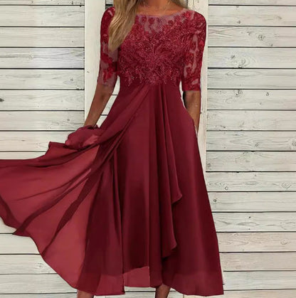 Andrea's™ | Chiffonspitzenkleid