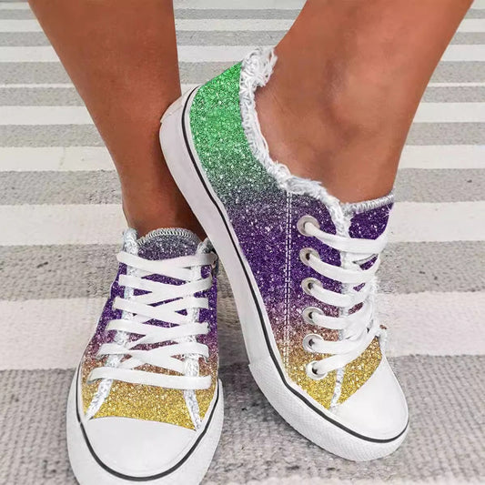 Gradient Canvas Sneakers by Andrea Serena