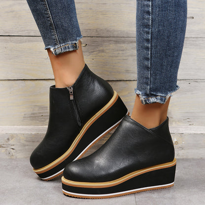 Andrea's™ | Stiefeletten mit Blockabsatz