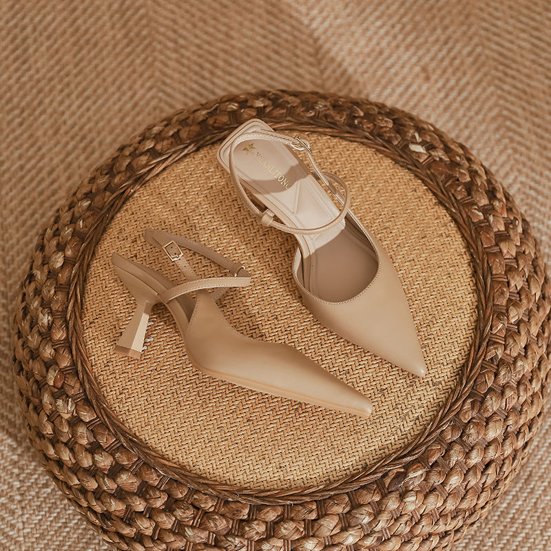 Elegante Andrea Serena Sandalen mit spitzer Zehenpartie und hohem Absatz