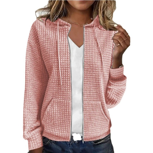 Andrea's™ | Stil Kapuzenjacke mit Reißverschluss